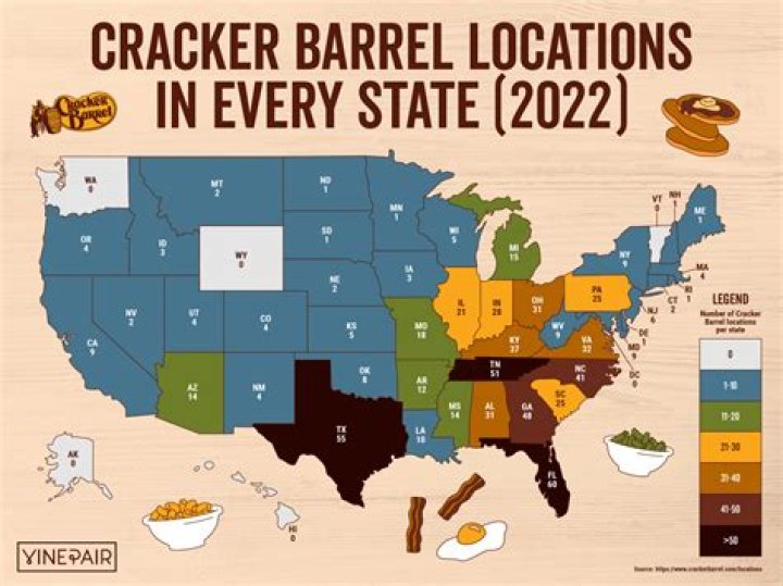 Does Washington state have a Cracker Barrel