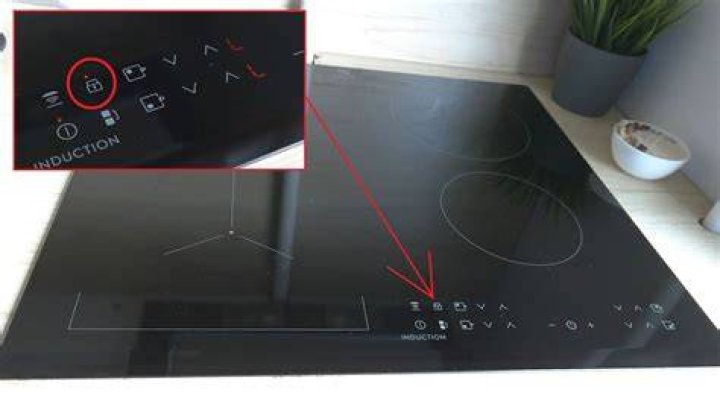 How do I unlock my GE induction cooktop