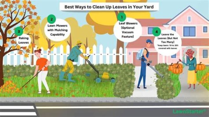 How do you keep leaves from blowing away