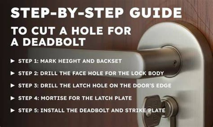 How do you unlock a deadbolt on a camper?
