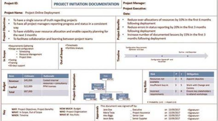 What is a PID in project management